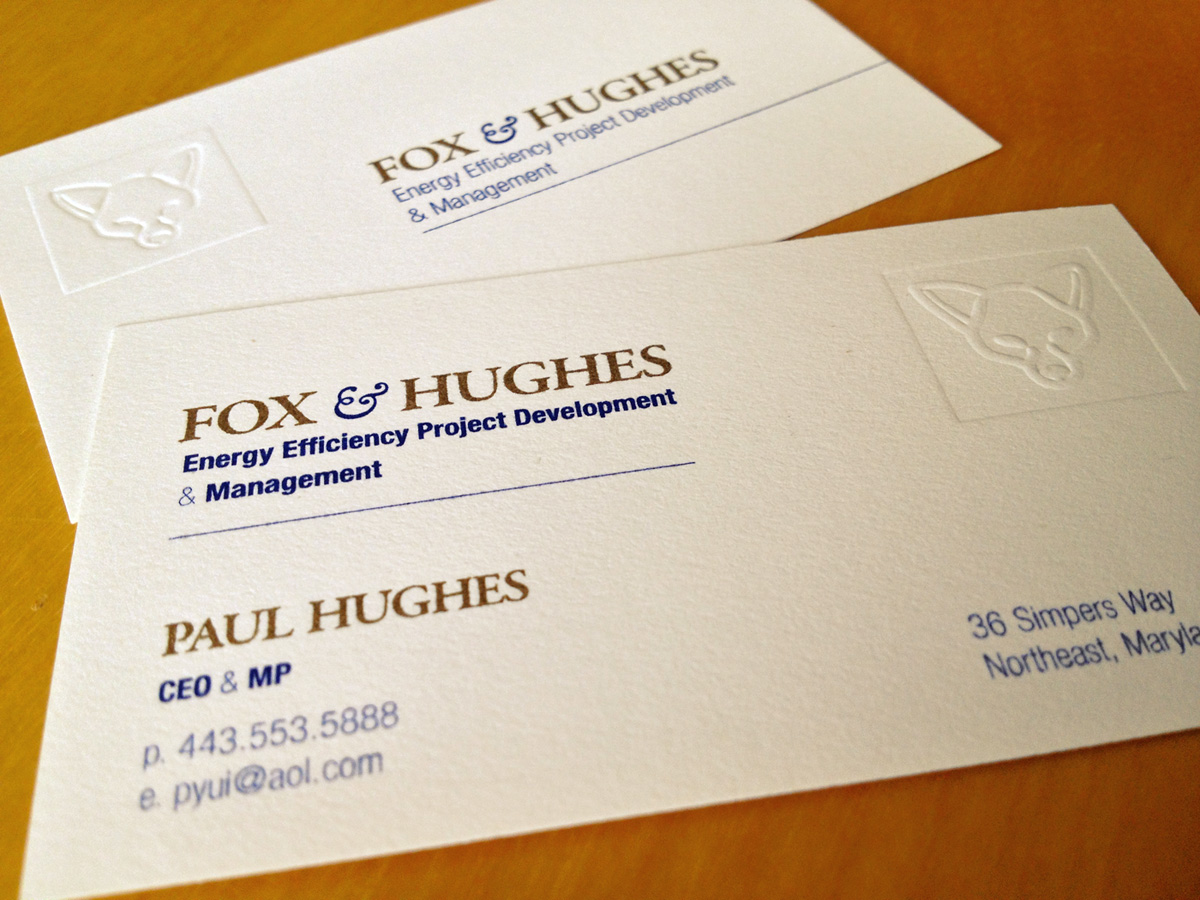 Fox & Hughes (Business Cards)