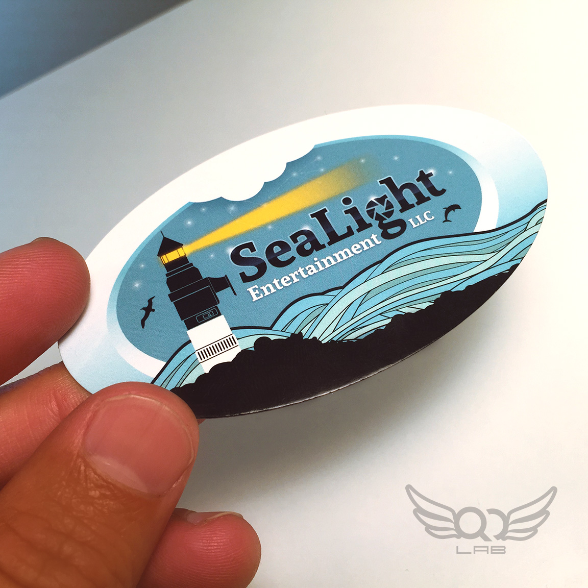 SeaLight Entertainment Logo Design